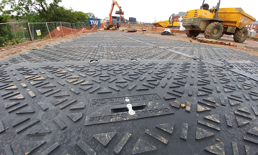 Cleaner Sites with Ground Protection Mats | GroundGuards
