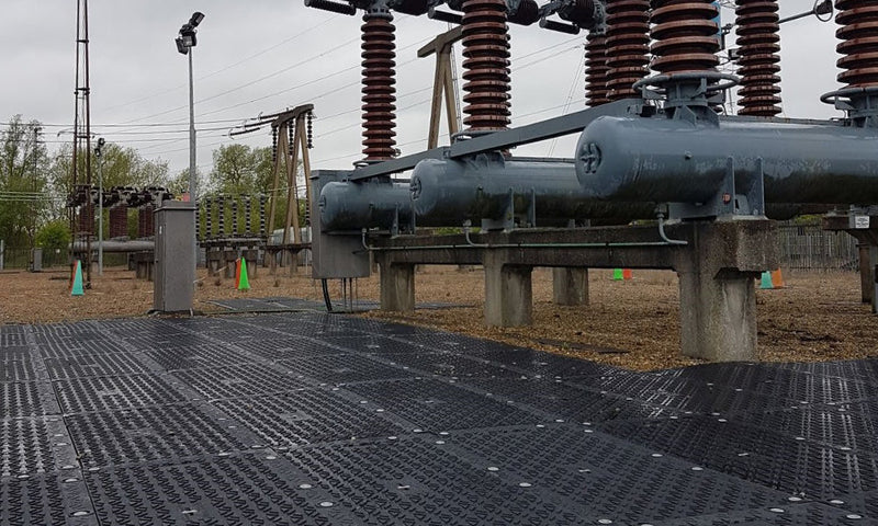 MaxiTrack Over Soft Gravel for National Grid